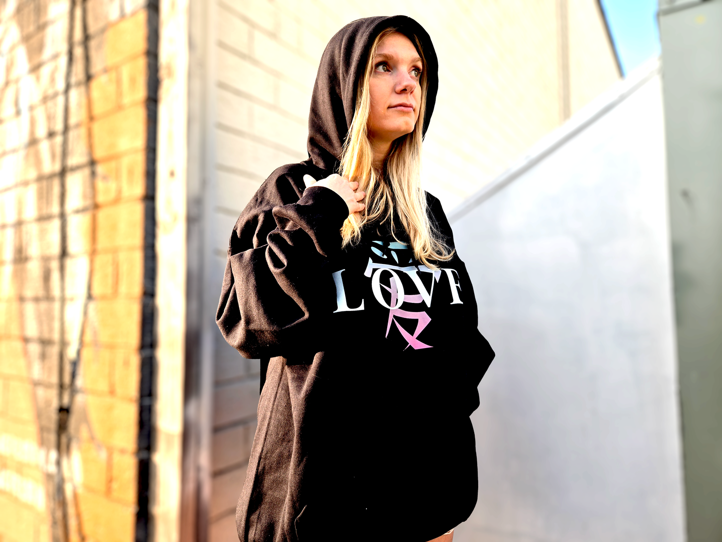 Love Hoodie Gradient Symbol